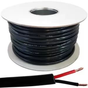 50m Outdoor Garden Speaker Wire Cable 1.5mmA² Stranded CCA Flex Reel 100V