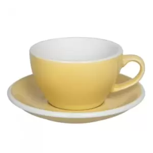 Cappuccino cup with a saucer Loveramics Egg Butter, 200ml