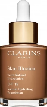 Clarins Skin Illusion Natural Hydrating Foundation SPF15 30ml 115 - Cognac