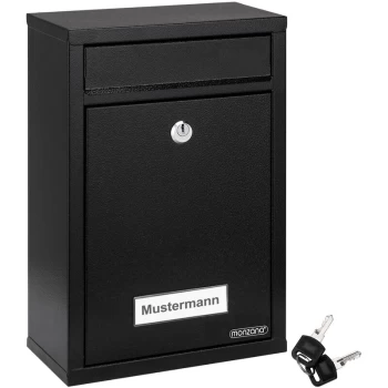 Monzana - Letterbox Post Box Mailbox System Multi-Unit Mailboxes Black