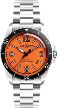 Bell & Ross Watch Vintage BR V2 Orange Bracelet Limited Edition