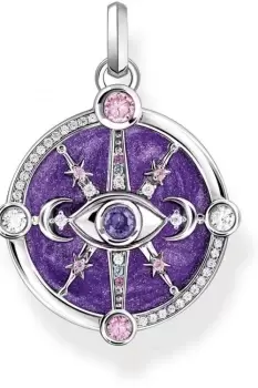 Ladies Thomas Sabo Jewellery Cosmic Talismans Small Pendant With An Eye PE956-473-13