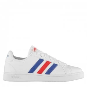 adidas Grand Court Base Mens Trainers - Wht/Blue/Red