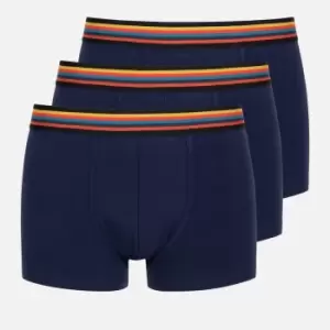 Paul Smith Mens 3 Pack Trunk Boxer Shorts - Navy - XL