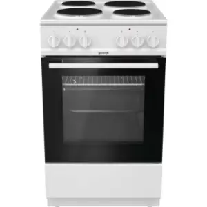 Gorenje E5111WG 50cm Electric Cooker with Ceramic Hob - White - A Rated