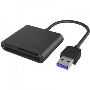 ICY BOX External memory card reader USB 3.0 Black