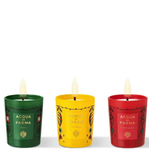 Acqua di Parma Christmas Candle Gift Set 3 x 70g