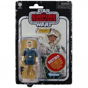 Hasbro Star Wars Retro Collection Han Solo (Hoth) Toy Action Figure