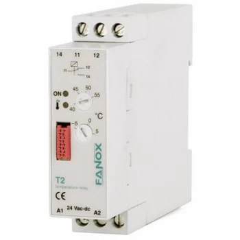 Monitoring relay 24 Vdc 24 V AC 1 change over Fanox