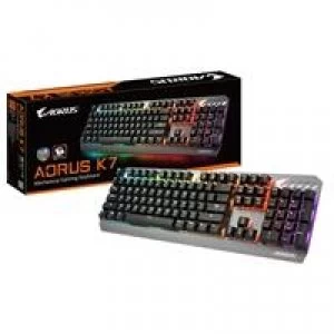 Gigabyte Aorus K7 USB RGB Fusion 2.0 LED Gaming Keyboard with Mechanical Cherry MX Red Switches