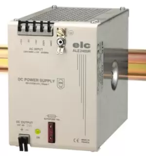 Elc Ale2405R. Rectified Power Supply, Din Rail, 120W