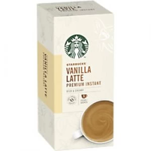 Starbucks Vanilla Latte Premium Instant Coffee Pack of 5 107.5 g