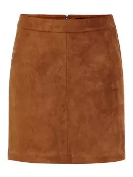 VERO MODA Short Skirt Women Brown