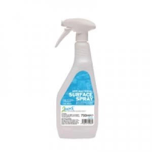2Work Anti-bacterial Sanitiser Spray 750ml Pack of 6 2W04586