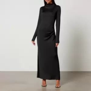 Good American Shine Rib-Knit Midi Dress - XL