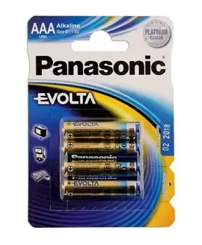 Panasonic Evolta AAA Battery 12x4 Blister Packs Connect 30645