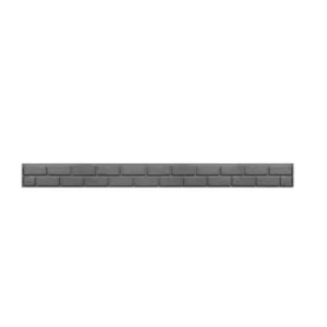 Primeur Ultra Curve Border 9cm Bricks Grey