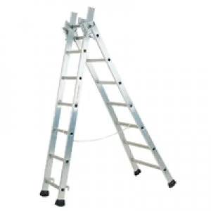 Slingsby Transformable Aluminium Ladder 3 Section 4.9m 329050