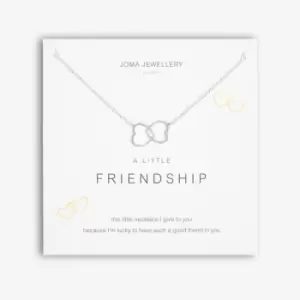 A Little Friendship Silver 46cm + 5cm Extender Necklace 5275