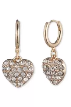 Ladies Lauren Ralph Lauren Jewellery Huggie Heart Earrings 14G00232