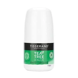 Tisserand Aromatherapy Tea Tree & Aloe 24 Hour Roll On Deodorant 50ml