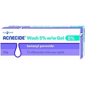 Acnecide 5 percent Wash Benzoyl Peroxide 50g