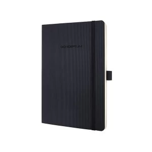 Sigel CONCEPTUM Black Softcover Lined A5 Notebook
