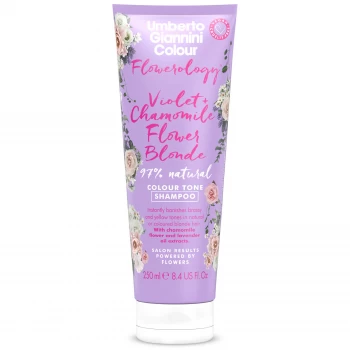 Umberto Giannini Flowerology Violet + Chamomile Blonde Shampoo 250ml