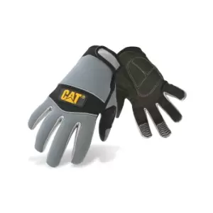 Caterpillar 12213 Neoprene Comfort Fit Gloves / Mens Gloves / Gloves (Large) (Black/Grey)