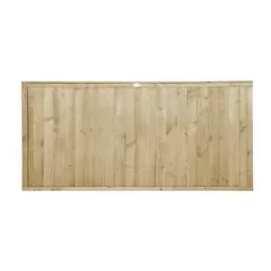 Forest Garden Traditional Closeboard Slatted Fence Panel (W)0.91M (H)1.83M, Pack Of 20