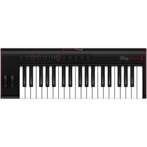 IK Multimedia iRig Keys 2 Pro - Compact Universal MIDI Keyboard with 37 Mini-Keys and Audio Output for iPhone iPad Android...