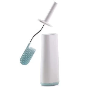 Joseph Flex Toilet Brush with holder - Blue/White