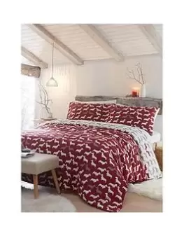 Fusion Dudley Love Duvet Cover Set Red - Sb