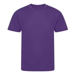 Awdis Childrens/Kids Cool Recycled T-Shirt (12-13 Years) (Purple)