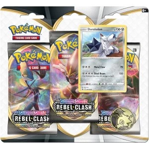 Pokemon TCG: Sword & Shield 2 Rebel Clash 3 Pack Blister - One At Random