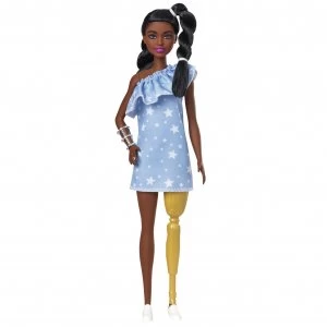 Barbie Fashionista Denim Star Print Doll