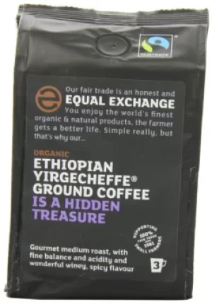 Equal Exchange Fairtrade Organic Roast & Ground Ethiopian Yirgacheffe Coffee 227g