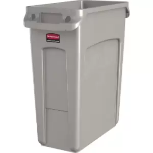 Rubbermaid SLIM JIM recyclable waste collector, capacity 60 l, WxHxD 279 x 635 x 558 mm, beige