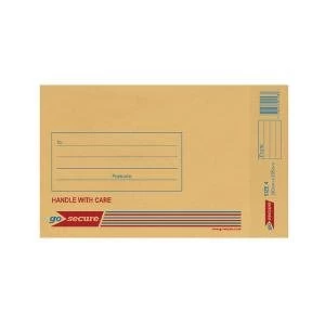 GoSecure Bubble Lined Envelope Size 4 180x265mm Gold Pack of 20