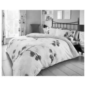 Honesty Duvet Cover Bedding Set - Grey - King - TJ Hughes