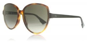 Christian Dior Dioronde2 Sunglasses Dark Havana Black 5FCHA 58mm