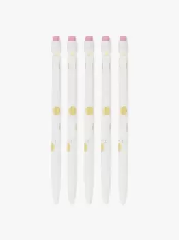 Kate Spade Gold Dot With Script Mechanical Pencil Set, Gold, One Size