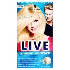 Schwarzkopf LIVE Intense Lightener 00B Max Blonde Hair Dye Blonde