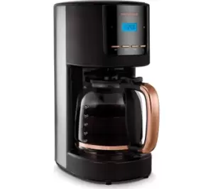 Morphy Richards Pour Over Filter Coffee Maker - Accents - Reusable Filter - 1.8L - Rose Gold - 162030
