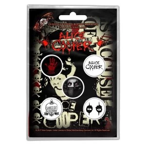 Alice Cooper - Eyes Button Badge Pack