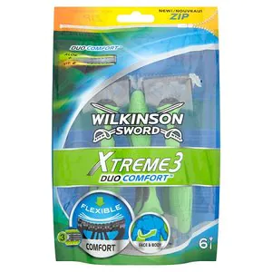 Wilkinson Sword Xtreme 3 Duo Comfort disposables 6s