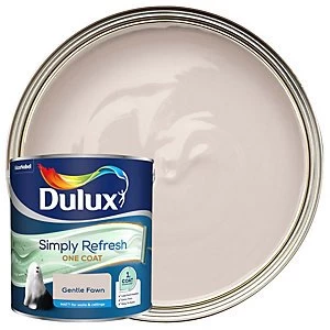 Dulux Simply Refresh One Coat Gentle Fawn Matt Emulsion Paint 2.5L