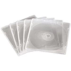 Hama Slim CD Box, PP, pack of 20, transparent