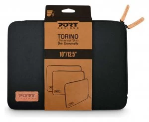 Port Designs Torino 10-12.5" Laptop Sleeve - Black
