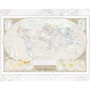 World Map Tripel Mini Poster
